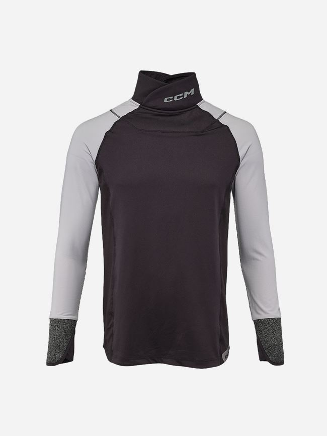 CCM Baselayer Neck Guard Shirt Junior