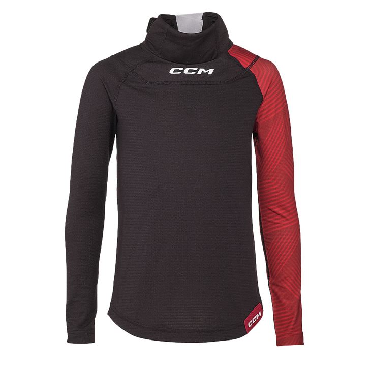 CCM Baselayer Neck Guard Shirt Junior