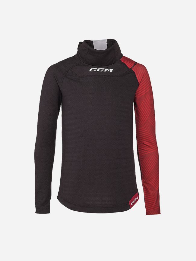 CCM Baselayer Neck Guard Shirt Junior
