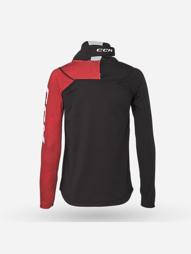 CCM Baselayer Neck Guard Shirt Junior