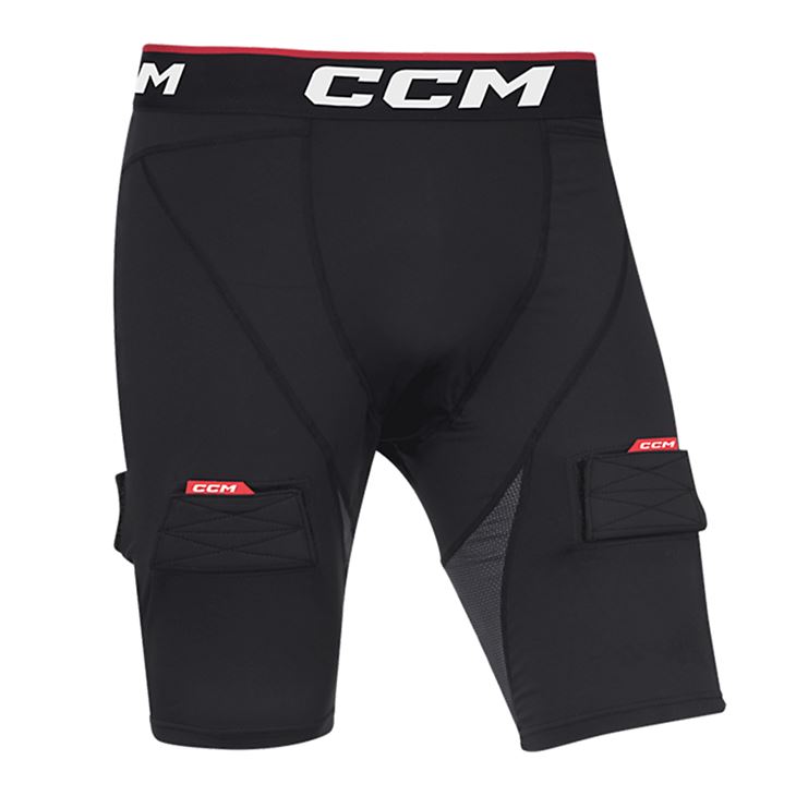 CCM Compression Short With Jock Youth