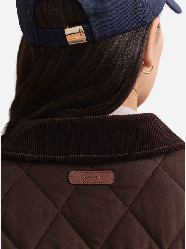 GANT FITTED QUILTED COAT DAM