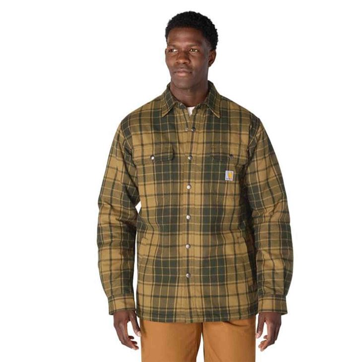 Carhartt Long-Sleeve Plaid Shirt Herr