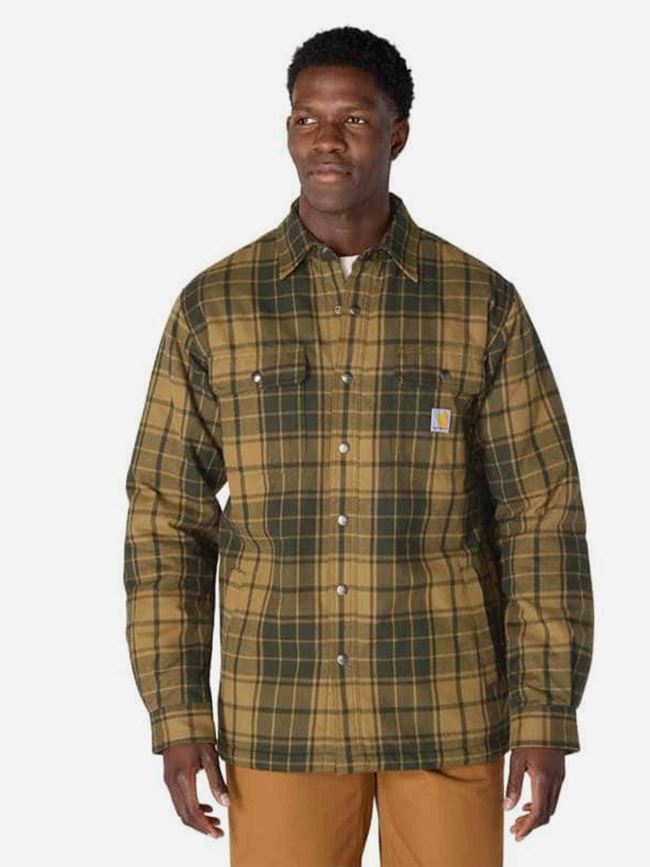 Carhartt Long-Sleeve Plaid Shirt Herr