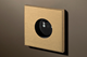 Lithoss Void 1V Socket Round Black - Brushed Brass