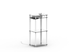 Transparent Turntable Table Stand