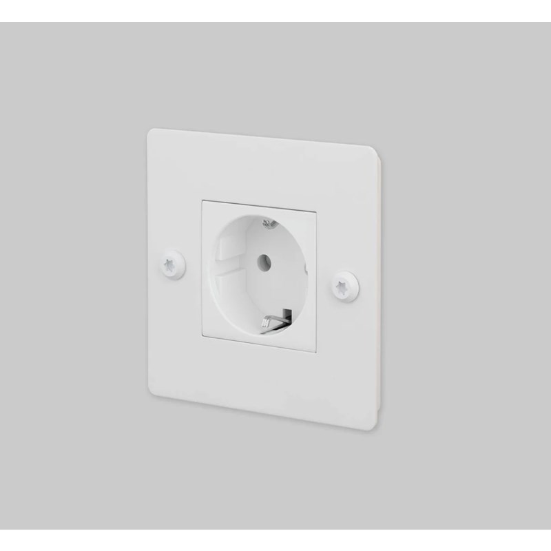 Buster + Punch 1G SOCKET / SCHUKO TYPE F / LINEAR / WITHOUT LOGO