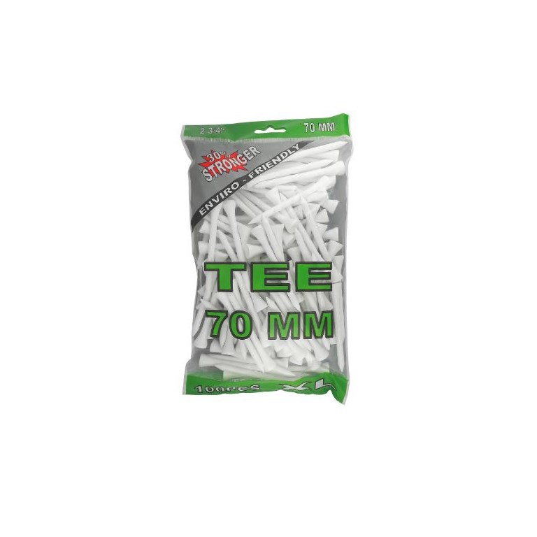 Wood Tees 100-Pack 70Mm