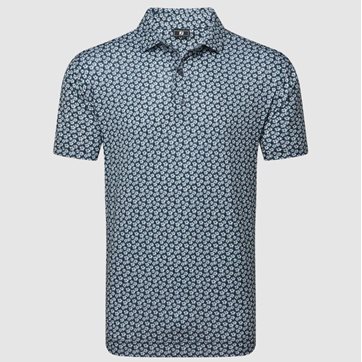Footjoy Floral Sketch Print Lisle Herr