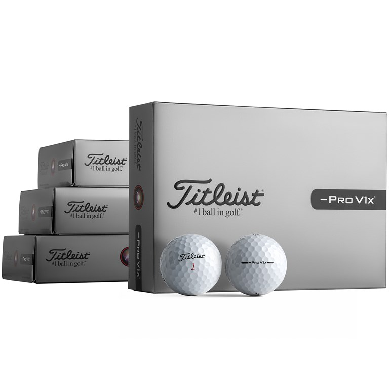 Titleist Pro V1x Left Dash 4 Dussin - Personligt Tryck