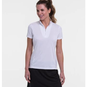 Ep New York S/S Convertible Zip Mock Polo