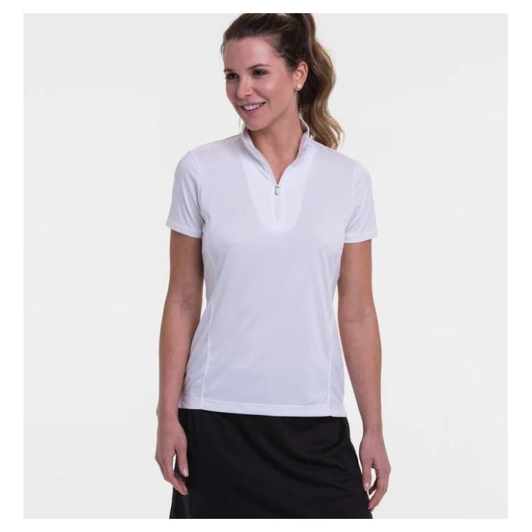 Ep New York S/S Convertible Zip Mock Polo