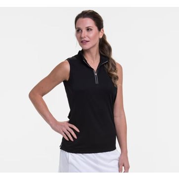 Ep New York S/L Convertible Zip Mock Polo