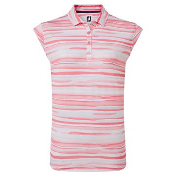 Footjoy Cap Sleeve Watercolour Print Lisle Dam