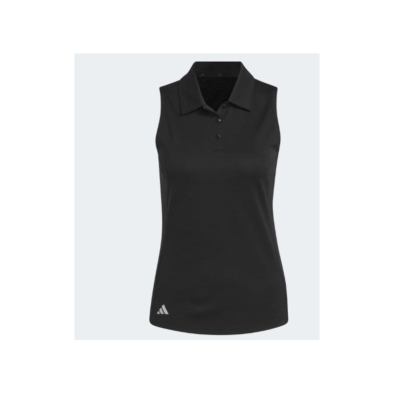 Adidas Texture Sleeveless Polo Dam