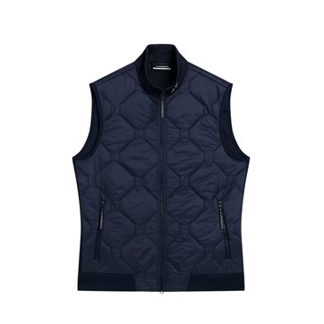 J.Lindeberg Quilted Hybrid Väst Herr