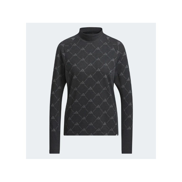 Adidas Ultimate365 Tour Monogram Mock Neck T-Shirt