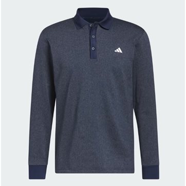 Adidas Long Sleeve Heather Polo Herr