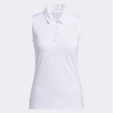 Adidas Ultimate365 Solid Sleeveless Polo Shirt Dam