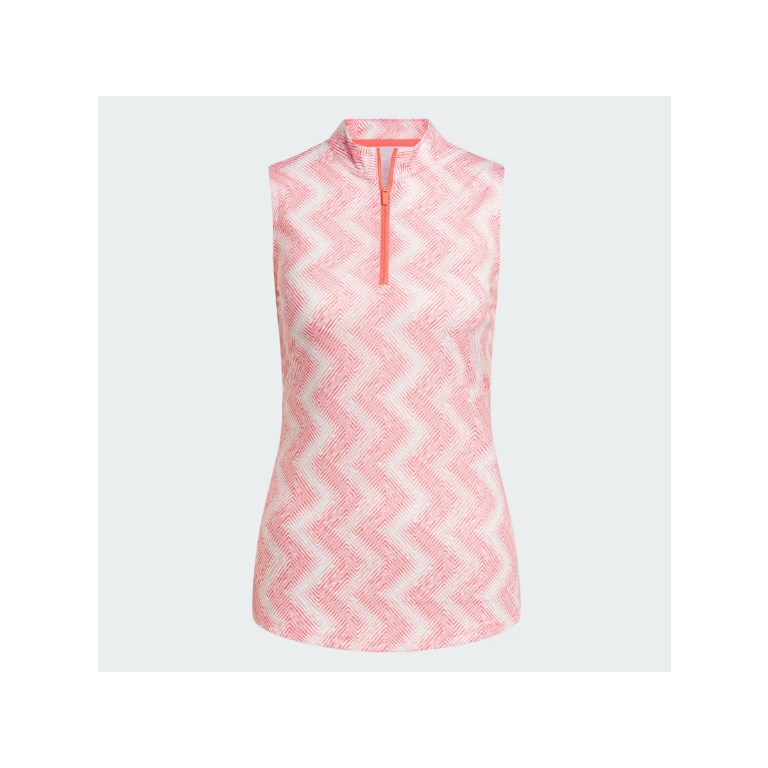Adidas Ultimate Ottoman Printed Sleeveless Polo Sh
