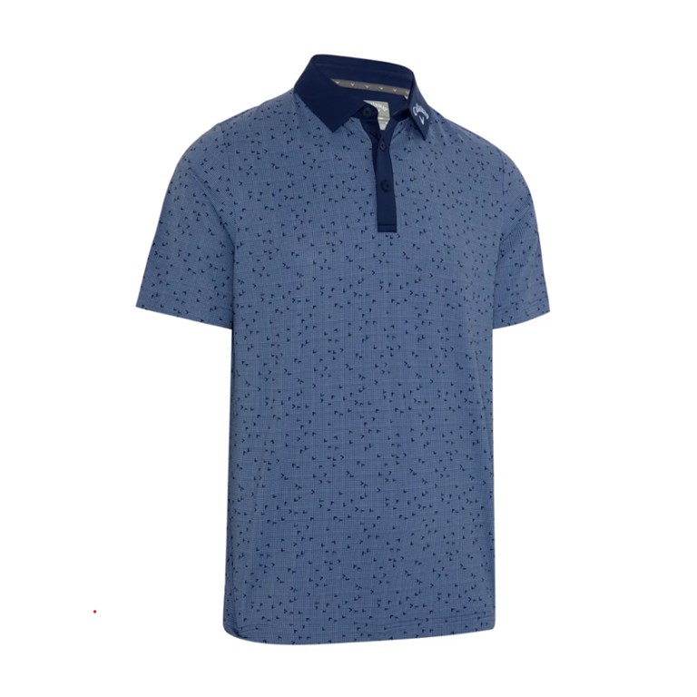 Callaway Trademark All Over Chev Polo Herr