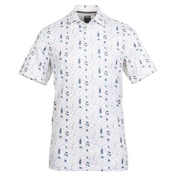 Callaway All Over Golf Essentials Print Polo Herr