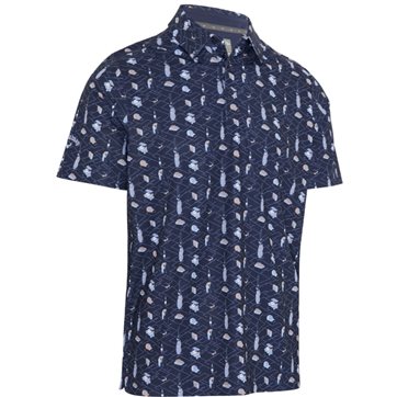 Callaway All Over Golf Essentials Print Polo Herr