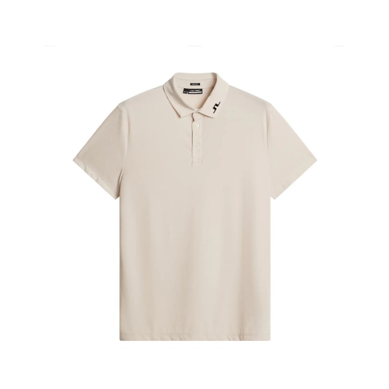 J.Lindeberg Bison Regular Jacquard Polo Herr