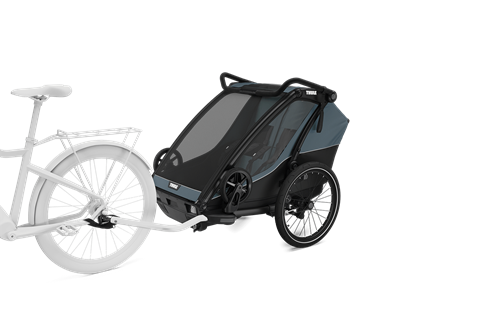 Thule Chariot Cab kaksipaikkainen pyöräkärry