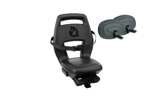 Qibbel Junior 6+ Black AVS+ Child Bike Seat