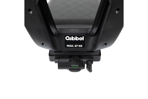 Qibbel Junior 6+ Svart AVS+ Barnesete for sykkel