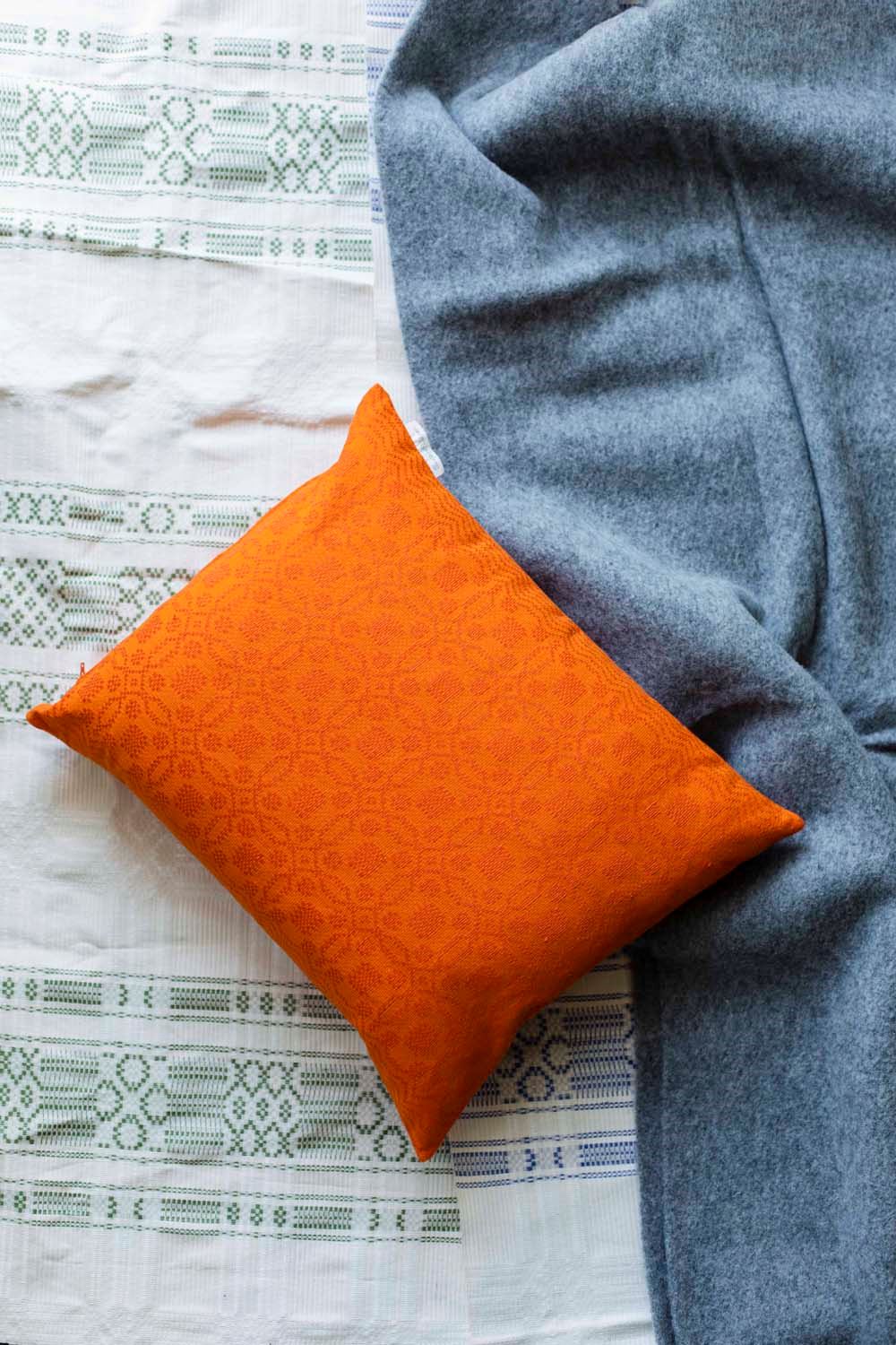 Cushion cover, Tällbergskrus, Orange