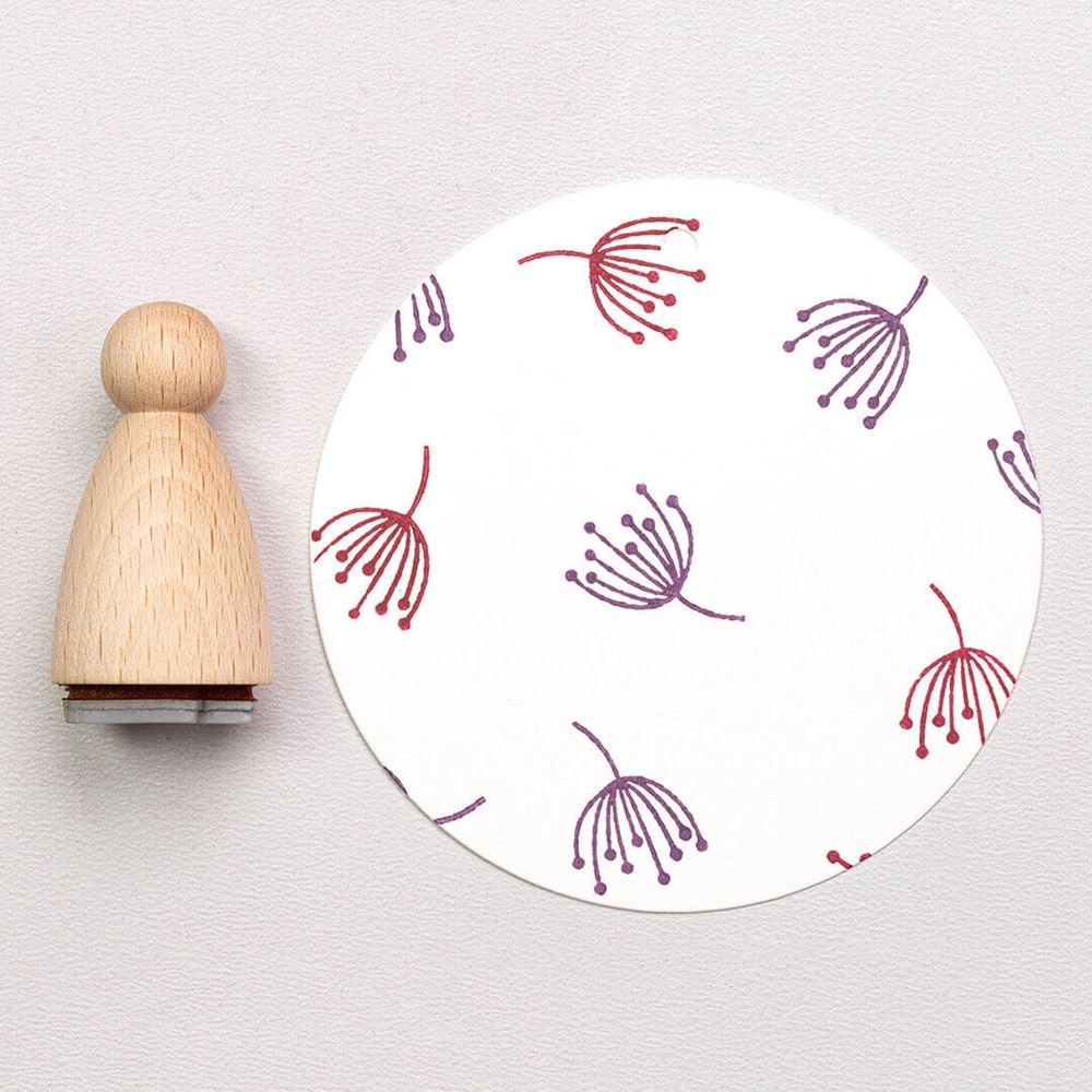 Stamp Flower Umbel