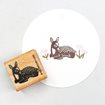 Stamp Fawn Lying