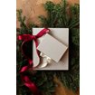 Boîte avec rubans en satin,Pearl Luster