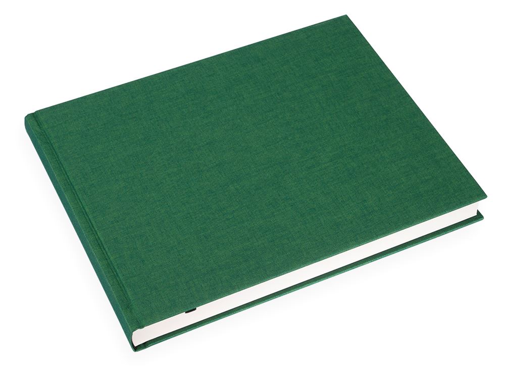 Inbunden anteckningsbok, Klövergrön