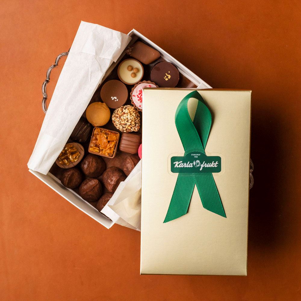 Karla frukts stora pralinask