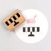 Stamp Cake Plate