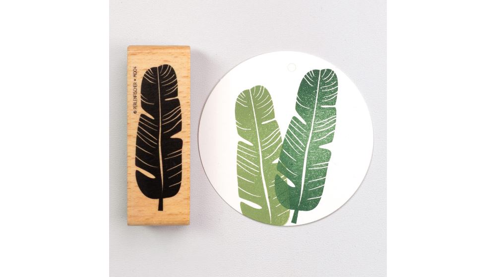 Stamp Banana Leaf