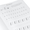 Brush lettering workbook, Sand, Guld