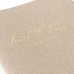 Brush lettering workbook, Sand, Guld
