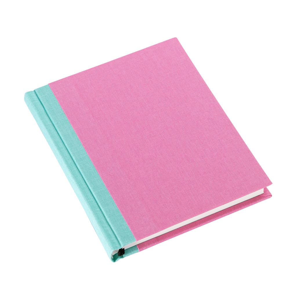 Notebook Hardcover, Bubblegum/Crystal Blue