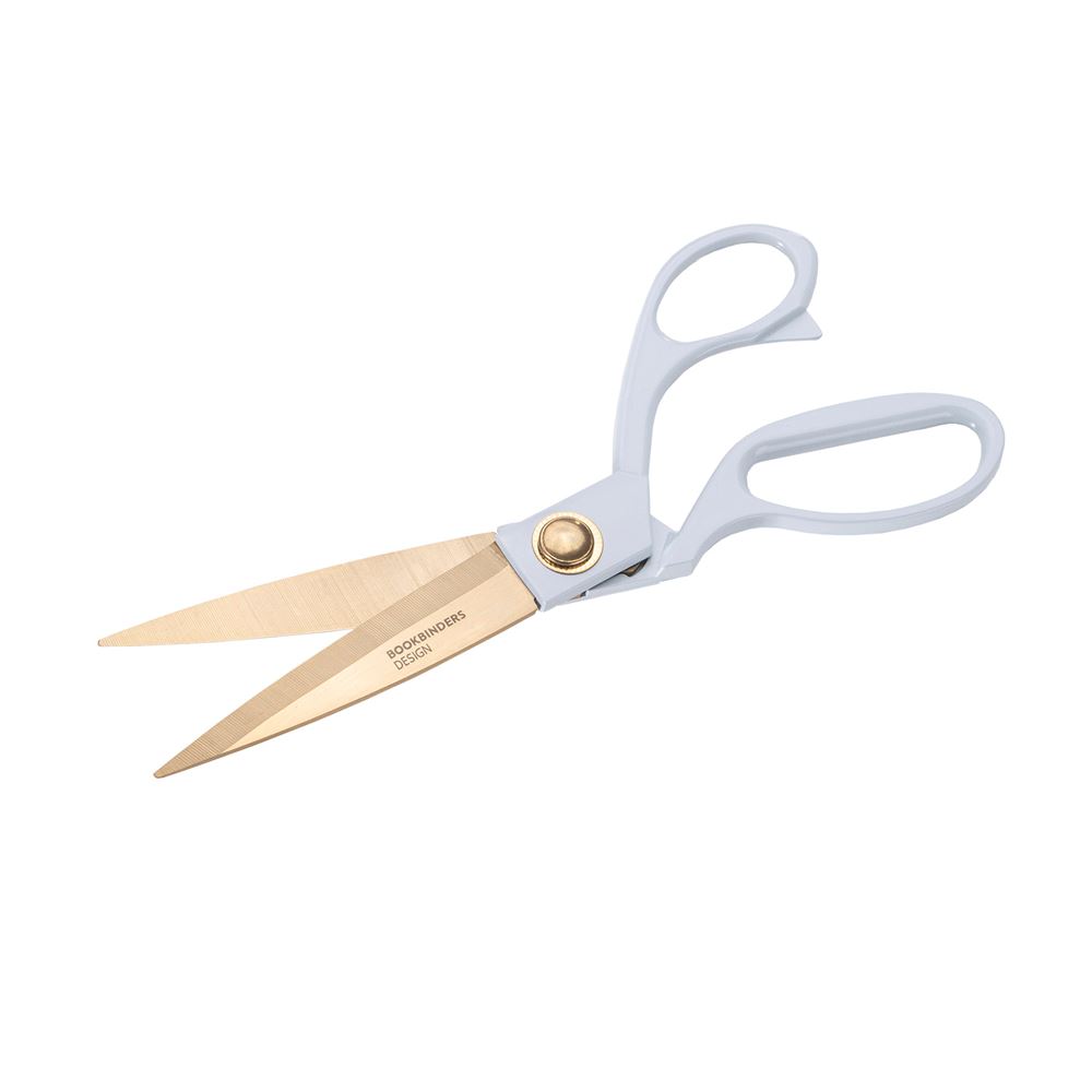 Bookbinders Design Scissors, Gold/Light Blue