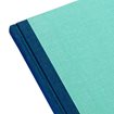 Notebook Hardcover, Crystal Blue/Emerald Green