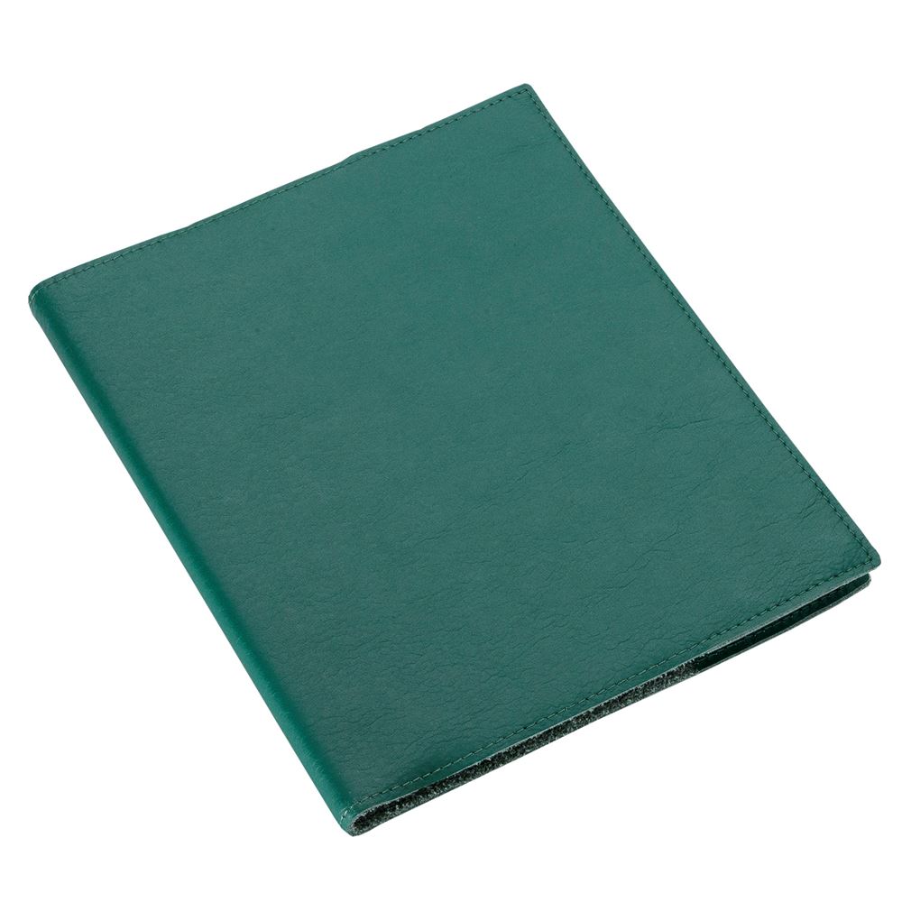 Notebook Leather Cover, Nordic Lake Green