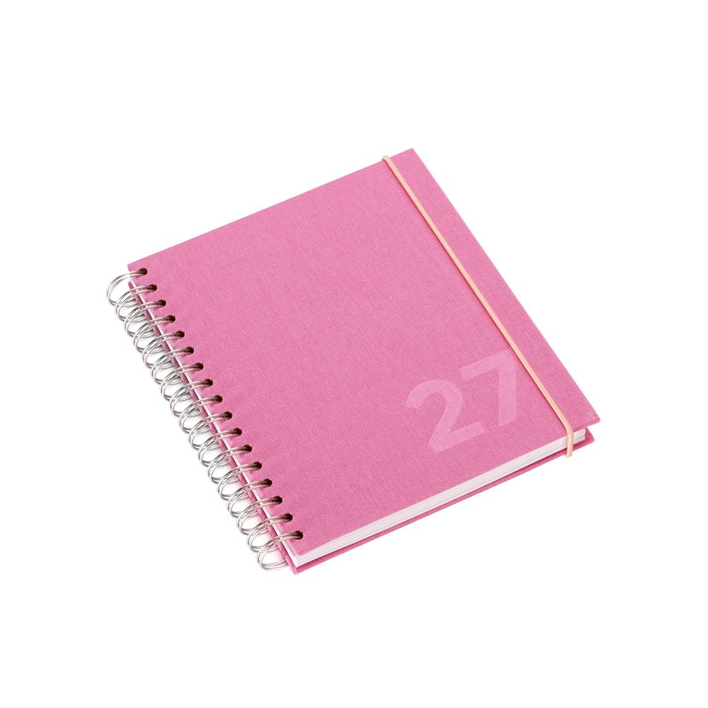 Calendar Spiral Bound 2027, Bubblegum