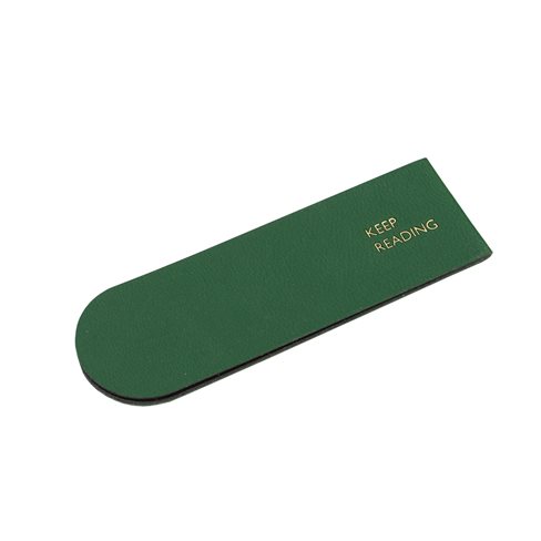 Bookbinders Magnetic Bookmark, Keep reading, Clover Green