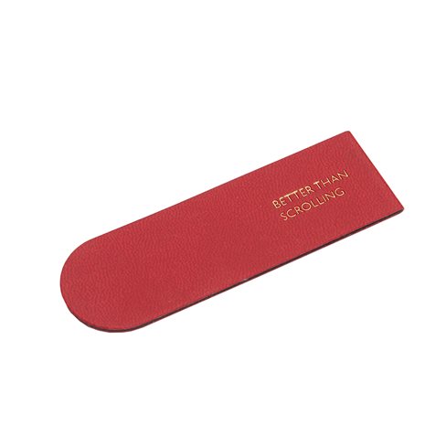 Bookbinders Magnetic Bookmark, Better than scrolling, Rose Red