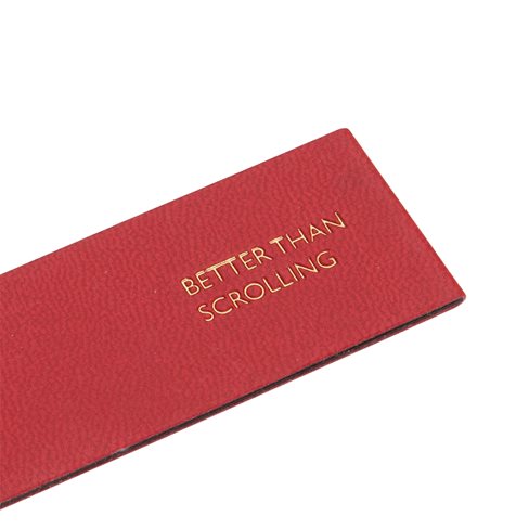 Bookbinders Magnetic Bookmark, Better than scrolling, Rose Red