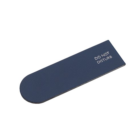 Bookbinders Magnetic Bookmark, Do not disturb, Smoke Blue